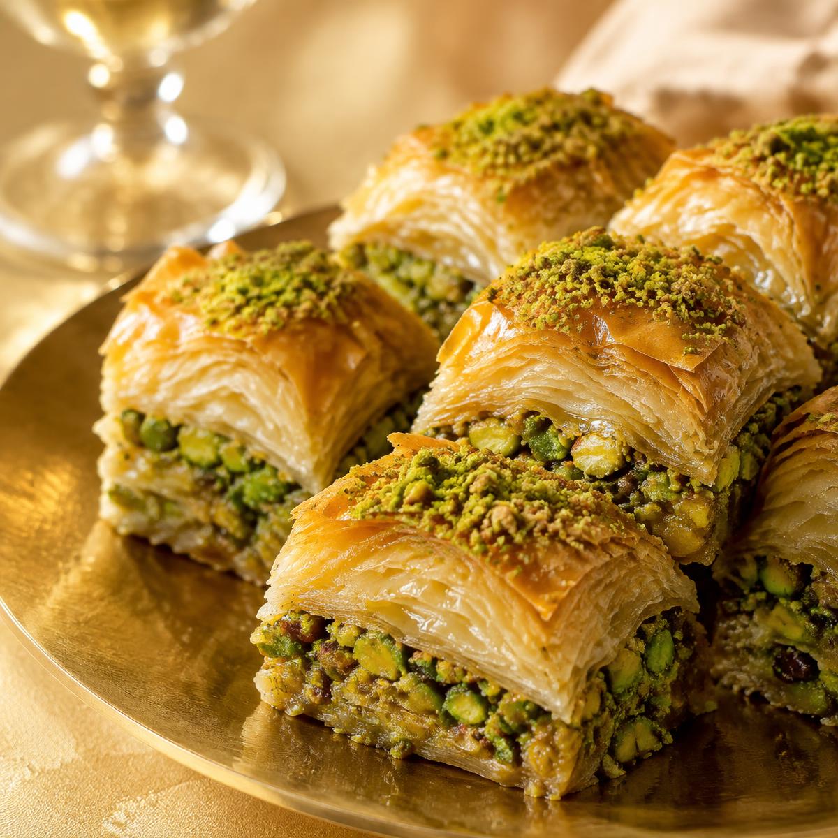 Pistachio baklava